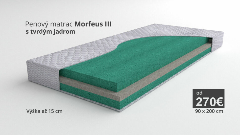 Penový matrac Morfeus III s tvrdým jadrom
